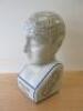 1 x L N Fowler Ceramic Phrenology Head, Size H28cm. - 2