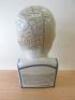 1 x L N Fowler Ceramic Phrenology Head, Size H28cm. - 3