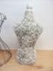 2 x Female Form Mannequin/Bodice Displays, Size H80cm. - 4