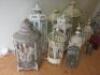 16 x Assorted Sized Candle Lanterns & 1 x Candelabra (As Viewed/Pictured). - 3