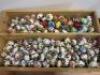 Very Large Quantity of Assorted Door Handles, Knobs & Pulls in Variety of Styles, Patterns & Designs in 5 Wooden Crates. - 5