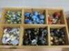 Very Large Quantity of Assorted Door Handles, Knobs & Pulls in Variety of Styles, Patterns & Designs in 5 Wooden Crates. - 7