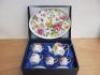 7 x Boxed Regal Porcelain Collection Tea/Coffee Sets to Include: 1 x Spring Flower Design Tea Set, 1 x Butterfly & Roses Design Coffee Set & 5 x Pink Poppy Design Tea Set. - 3