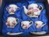 7 x Boxed Regal Porcelain Collection Tea/Coffee Sets to Include: 1 x Spring Flower Design Tea Set, 1 x Butterfly & Roses Design Coffee Set & 5 x Pink Poppy Design Tea Set. - 11