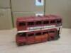 32 x Tin Red London Buses to Include: 1 x Open Top, 3 x Large, 6 x Medium, 7 x Small, 15 x Extra Small. - 5