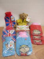 11 x Children's Hot Water Bottles in Assorted Styles & Designs.