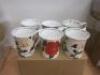 7 x Boxes of 6 Pcs of Queens Fine Bone China Mugs in Assorted Styles, Patterns & Designs. - 2