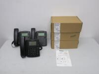 6 x Polycom Telephone Handsets, Model VVX310.