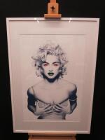 George Robertsons 'Madonna' Photoprint, Signed & Numbered in Pencil, 182/250. Framed & Glazed. Size 77 x 53cm.