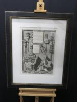 Framed & Glazed Print of Roman Scene. Size 75 x 90cm with Additional Unframed Print.