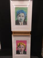 2 x Cartrain (2017) 'Kim Jong-un' Screen Prints, Signed & Dated, 1 x Mounted & 1 x Framed & Glazed. Size 52 x 72cm.