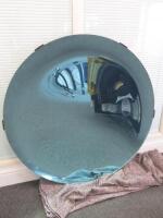 Anish Kapoor Style Blue Domed/Convex Mirror, Made by The Glass House, Tunbridge Wells. Size 135cm Diameter.