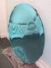 Anish Kapoor Style Blue Domed/Convex Mirror, Made by The Glass House, Tunbridge Wells. Size 135cm Diameter. - 4