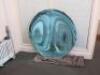 Anish Kapoor Style Blue Domed/Convex Mirror, Made by The Glass House, Tunbridge Wells. Size 135cm Diameter. - 5
