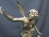 Fee Aux Fleurs Cast Bronze Fairy Statue on Marble Base. - 4