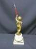Bronze Cherub on Stand with Hypodermic Needle. Signed & Dated on the Base by the Sculptor. - 3