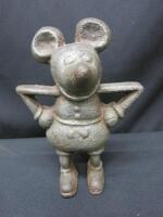 Cast Iron Micky Mouse Money Box.