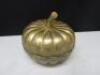 Gold Pumpkin Spice Incense Burner with Black Apple & Pear Broste. - 4