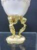 Brass Faberge Style Egg. NOTE: crack to shell. - 4