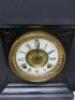 Antique Pendulum Wind-Up Chiming Mantel Clock, Ansonia Clock Company, New York, USA, Requires Key. Size H26cm. - 2