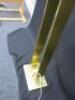 Brass Modern Floor Standing Standard Lamp with Large Filament Bulb & Shade. Size (H) 156cm. - 5