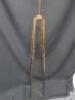 Copper Effect Floor Standing Standard Lamp with Large Filament Bulb. Size (H) 186cm. - 5