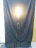 Copper Effect Floor Standing Standard Lamp with Large Filament Bulb. Size (H) 186cm. - 6