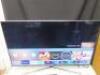 Samsung 50" LED TV, Model UE49KS8000T, On Chrome TV Stand. Comes with Remote & Power Supply (As Viewed/Pictured) - 2