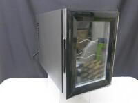 Counter Top Single Door Mini Drinks Cooler, Model LY0818A-W.