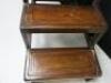 Antique Wooden Fold Out Library Steps. Requires Some Repair. Size H71cm x W41cm x D70cm (As Viewed/Pictured). - 5