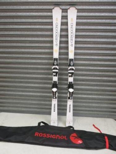 New/Unused - Rossignol, Limited Edition 25/60 de Grisogno Geneve with Look NK 12 Konect Dual WTR Bindings in Rossignol Carry Bag. Made in France, Size (H) 155cm.