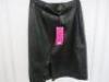 Black Sapote Mayfair Ladies Black Glitter Zip Waist Knee Length Skirt. Size M. RRP £252. - 3