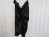 Black Sapote Mayfair Ladies Black Satin Ruched Detail Skirt. Size S. RRP £230. - 3