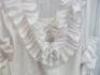 Black Sapote Mayfair Ladies White Ruched Detailed Top. Size S. RRP &pound;475. - 2