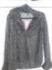 Black Sapote Mayfair Ladies Black Mohair Zip Detail Long Sleeve Top. Size M. RRP &pound;233. - 2