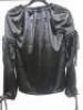 Black Sapote Mayfair Ladies Black Glitter Crushed Velvet Top with Tie Neck & Sleeve Detail. Size S. RRP &pound;371. - 2