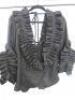 Black Sapote Mayfair Ladies Black Ruched Detailed Top. Size S. RRP &pound;475. - 2