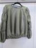 Black Sapote Mayfair Ladies Gold Glitter Ruched Sleeve Elasticated Waist Top. Size S. RRP &pound;253.