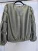 Black Sapote Mayfair Ladies Gold Glitter Ruched Sleeve Elasticated Waist Top. Size S. RRP &pound;253. - 2