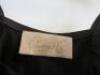 Countess of Frog Designer Ladies Blue/Black/Cream Panelled Dress with Gold Chain Straps. Size S. - 3