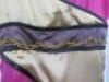 Countess of Frog Designer Ladies Gold/Pink/Purple Panelled Dress with Chain Detail to Waist & Straps. Size S. - 3