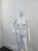 Eve K10 Female Gloss Finish Mannequin on Glass Stand. - 6