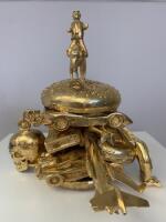 Alexander de Cadenet 'The Trump Burger' Unique Solid Silver/Gold Plated Original Sculpture.