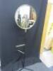 Modern Clothes Stand with Mirror to top. Total Height 180cm. - 2