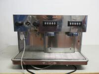 CREM INT.SPAIN S.L.U 2 Grp Espresso Coffee Machine, Model Monroc EBEE-D32B-22AI, S/N 01905439, DOM OCT 2019. NOTE: missing filter handles.
