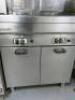 Mareno Gas Twin Tank Deep Fat Fryer. Comes with 2 Baskets. Size (W) 70cm.  - 4