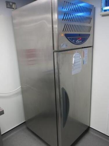 Williams 13 Rack Blast Chiller on Castors, Model WCB50 R1, S/N 1402/715897, 3 Phase. Size H190 x W70 x D80cm.