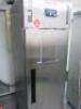 Polar Upright Freezer on Castors, Model G593-02. Size H200 x W68 x D82cm. - 3