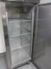 Williams Upright Fridge on Castors, Model HJ1SA R1, S/N 1403/710243. Size H196 x W74 x D83cm. - 4