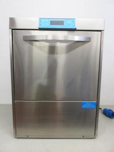 Aquatec Professional Undercounter Dish Washer, Type 3001, Model AQU-U50ADPS, S/N 40903, Single Phase. Comes with 2 Trays. Size H82 x W60 x D6cm.